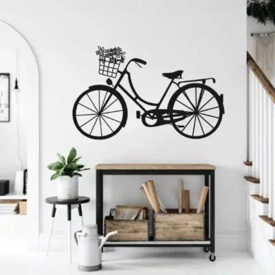 Sale "Bicycle Wall Art MDF Wood Décor for Creative Room Decoration".