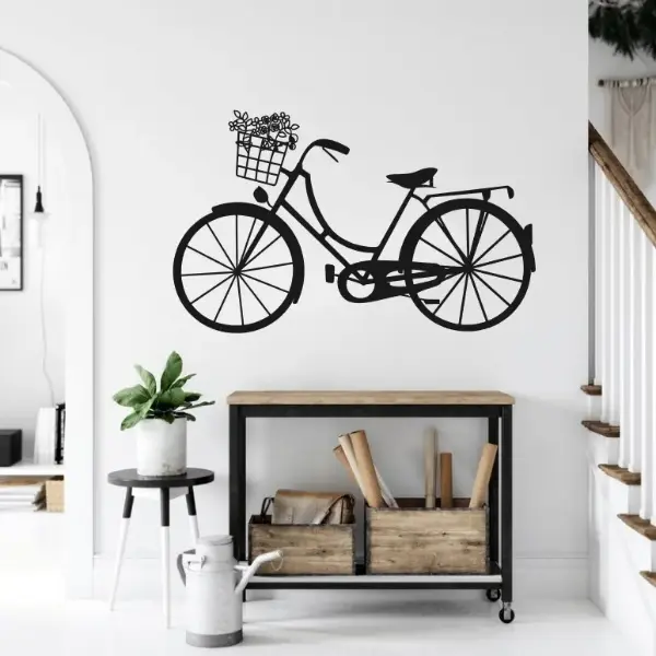 Bicycle Wall Art – MDF Wood Décor "Bicycle Wall Art MDF Wood Décor for Creative Room Decoration".
