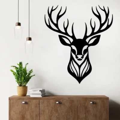 Sale "Beautiful Deer Wall Art MDF Wood Wall Art for Modern Living Room Decor".