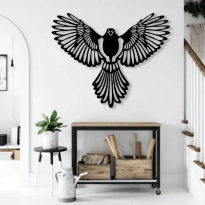 Sale "Majestic Eagle MDF Wall Art Flying Bird Decor for Office Interior".