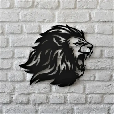 Sale Roaring Lion MDF Wall Art