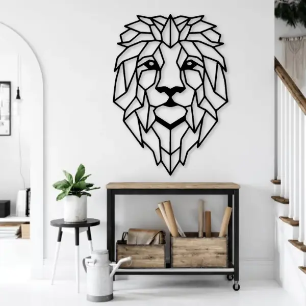 Lion Head MDF Wall Art – Elegant Wooden Wall Decor for Home & Office "Lion Head MDF Wall Art Elegant Wooden Wall Decor for Office".