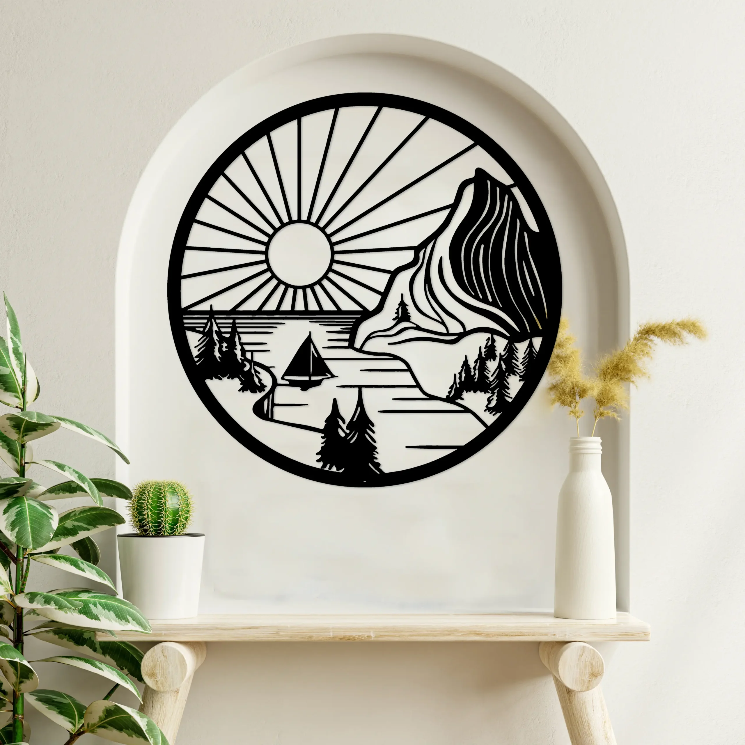 Nature MDF Wood Wall Art Decoration Nature wall art